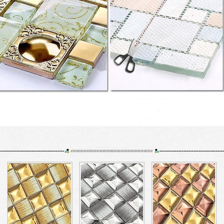 Peel and Stick Wall Tile 3D Mosaic Tile Stickers Kitchen Wallpaper Stickers Discount Peel &amp; Stick Tiles New Hot Art Mosaic Wall Stickers for Bar and Hotel Decor